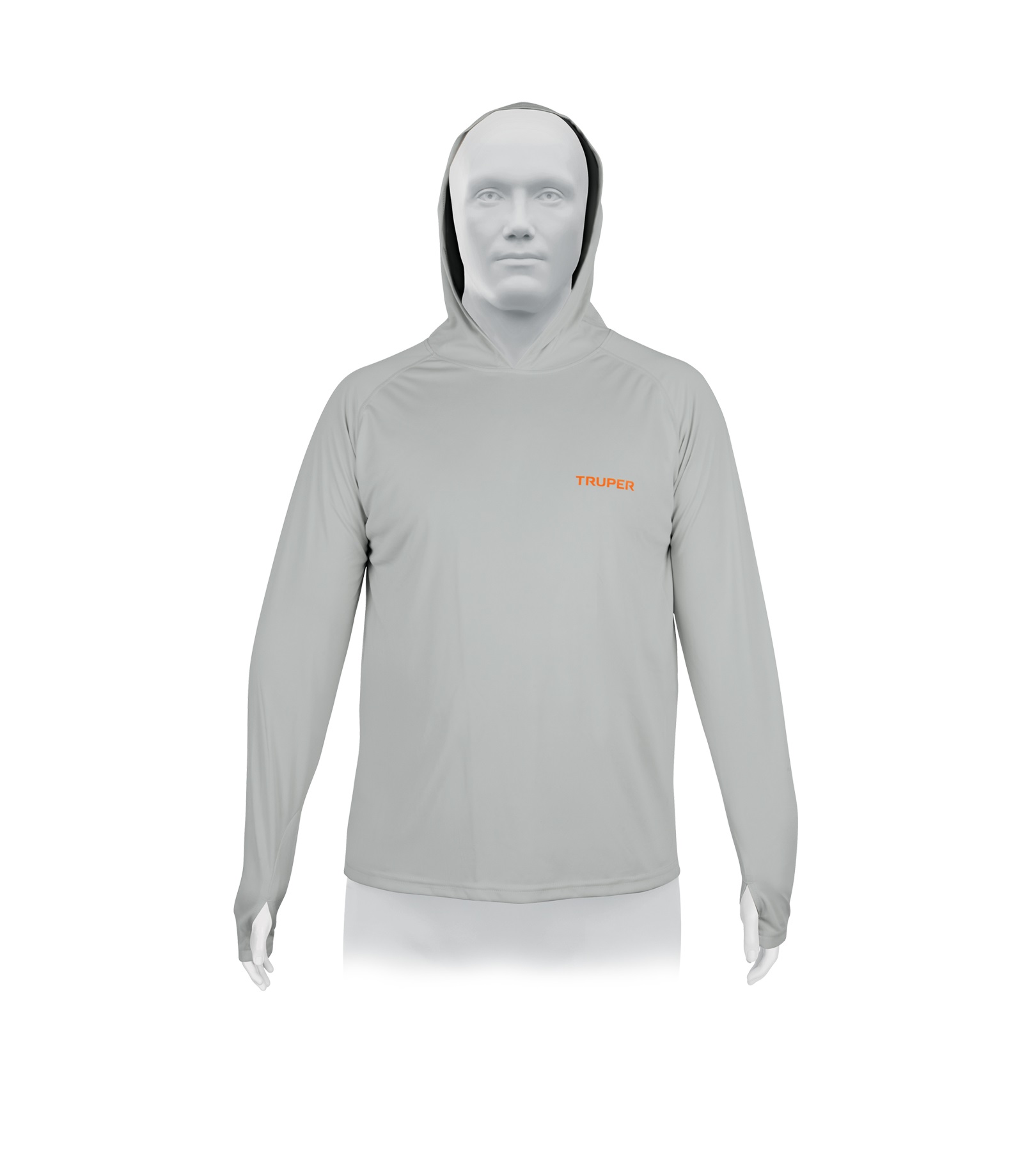 Foto 2 pulgar | Playera Protección Solar m. Larga  C/gorro hombre m  Truper