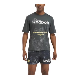 Foto 2 | Playera Reebok T-shirt Para Hombre Color Gris Modelo 100207045