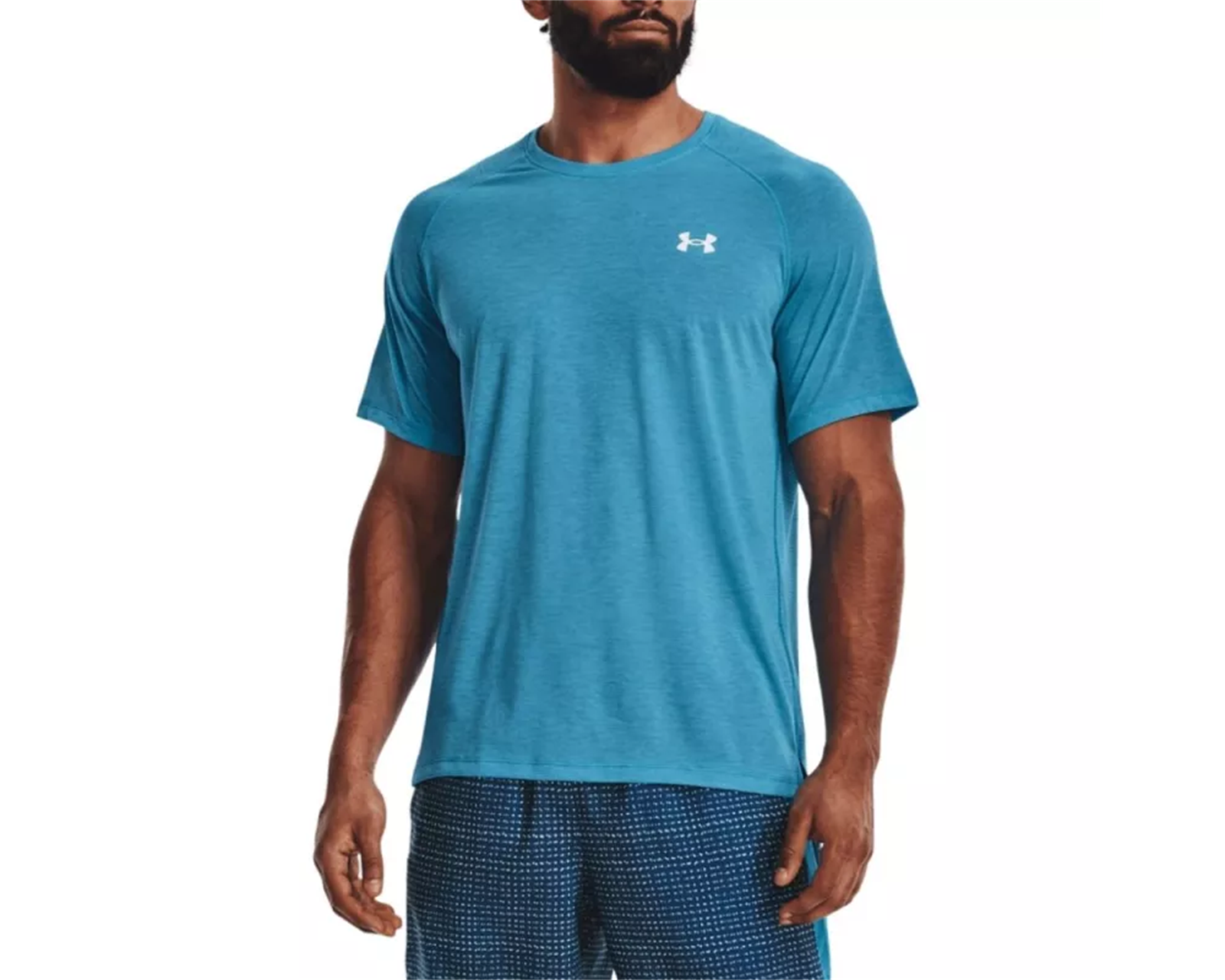 Playera Running Under Armour Streaker Azul Hombre 361469-419 Color Azul