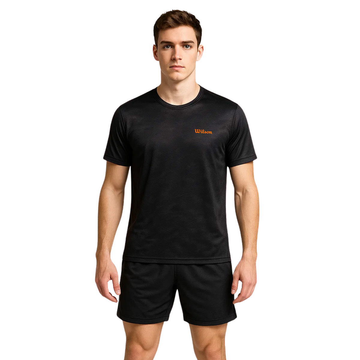 Foto 2 pulgar | Playera Wilson Brush Full Print Ondas Cuello Redondo Hombre