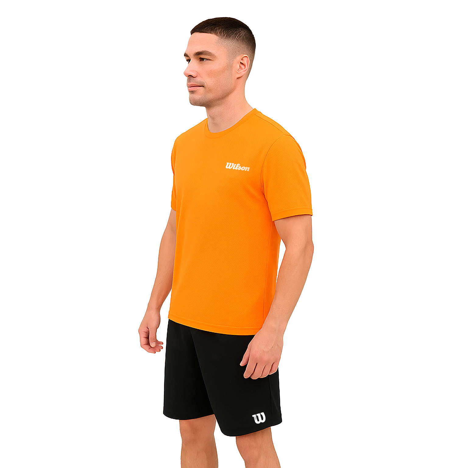 Foto 3 pulgar | Playera Wilson Cuello Redondo Microperforada Transpirable Hombre