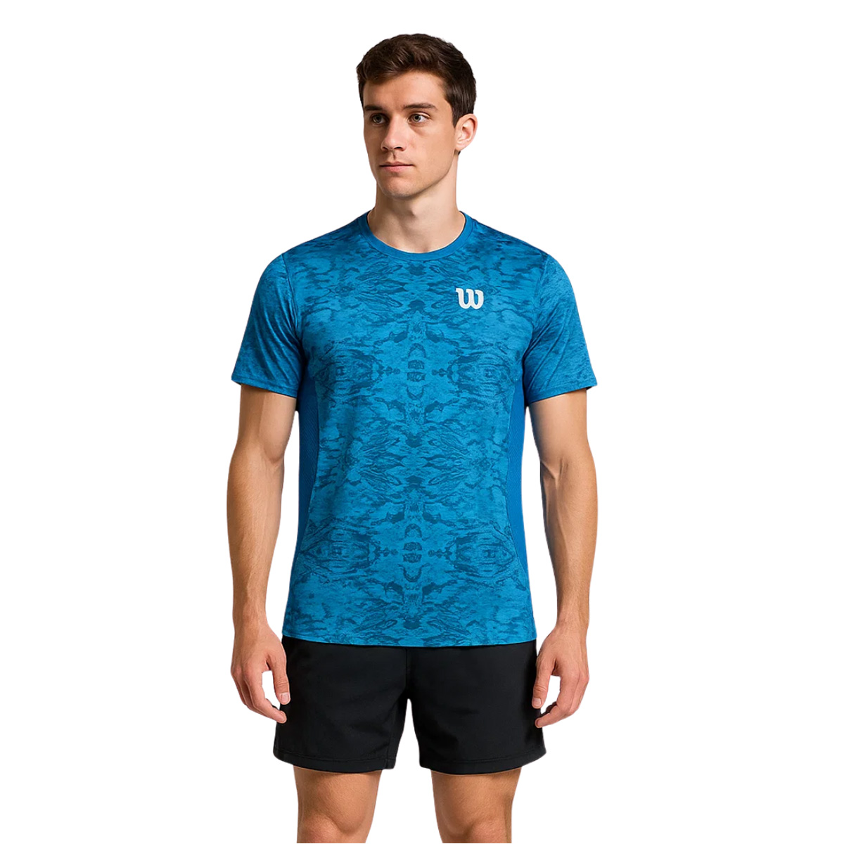 Foto 2 pulgar | Playera Wilson Strong Fit Camo Cuello Redondo Hombre
