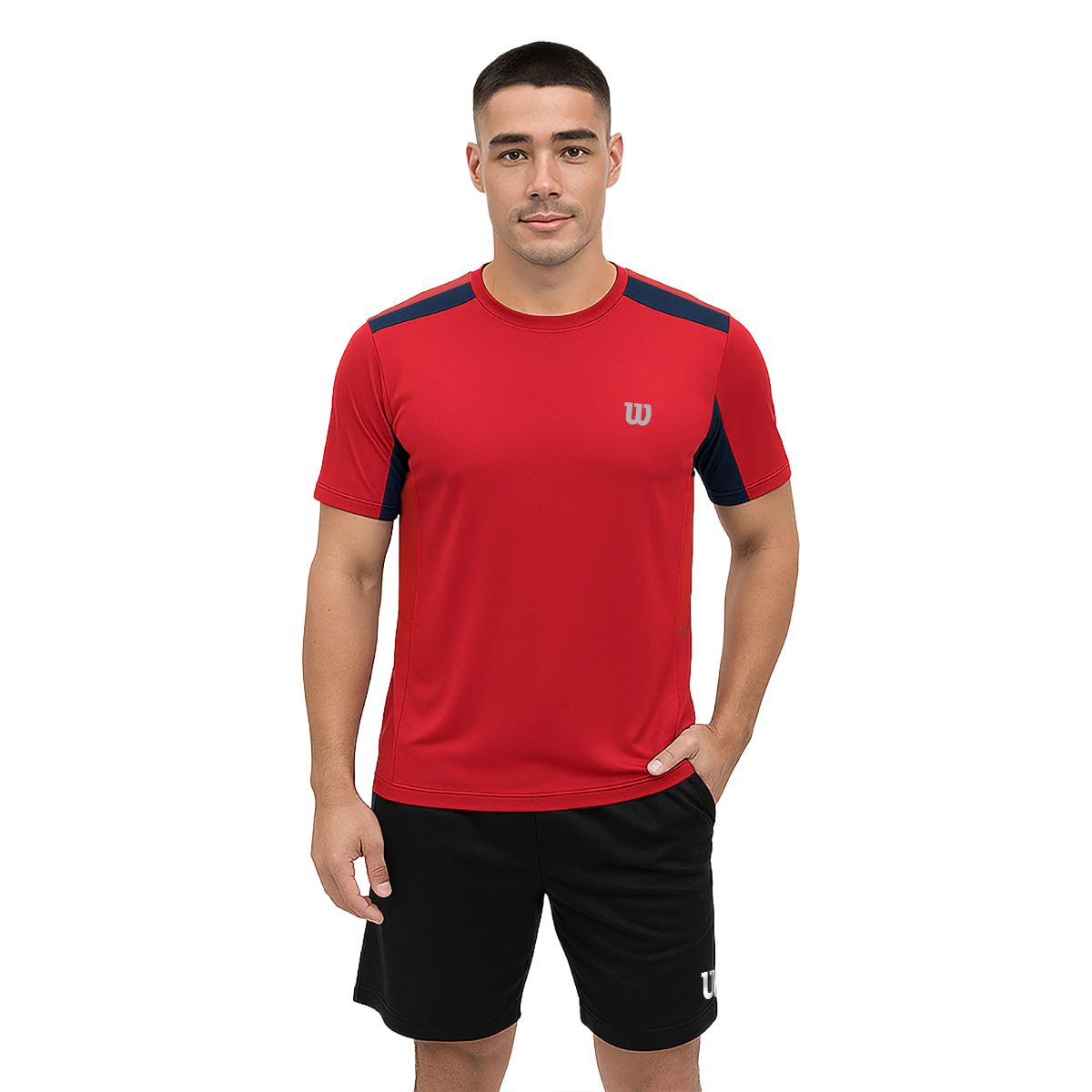 Foto 2 pulgar | Playera Wilson Cuello Redondo Reflectante Hombre