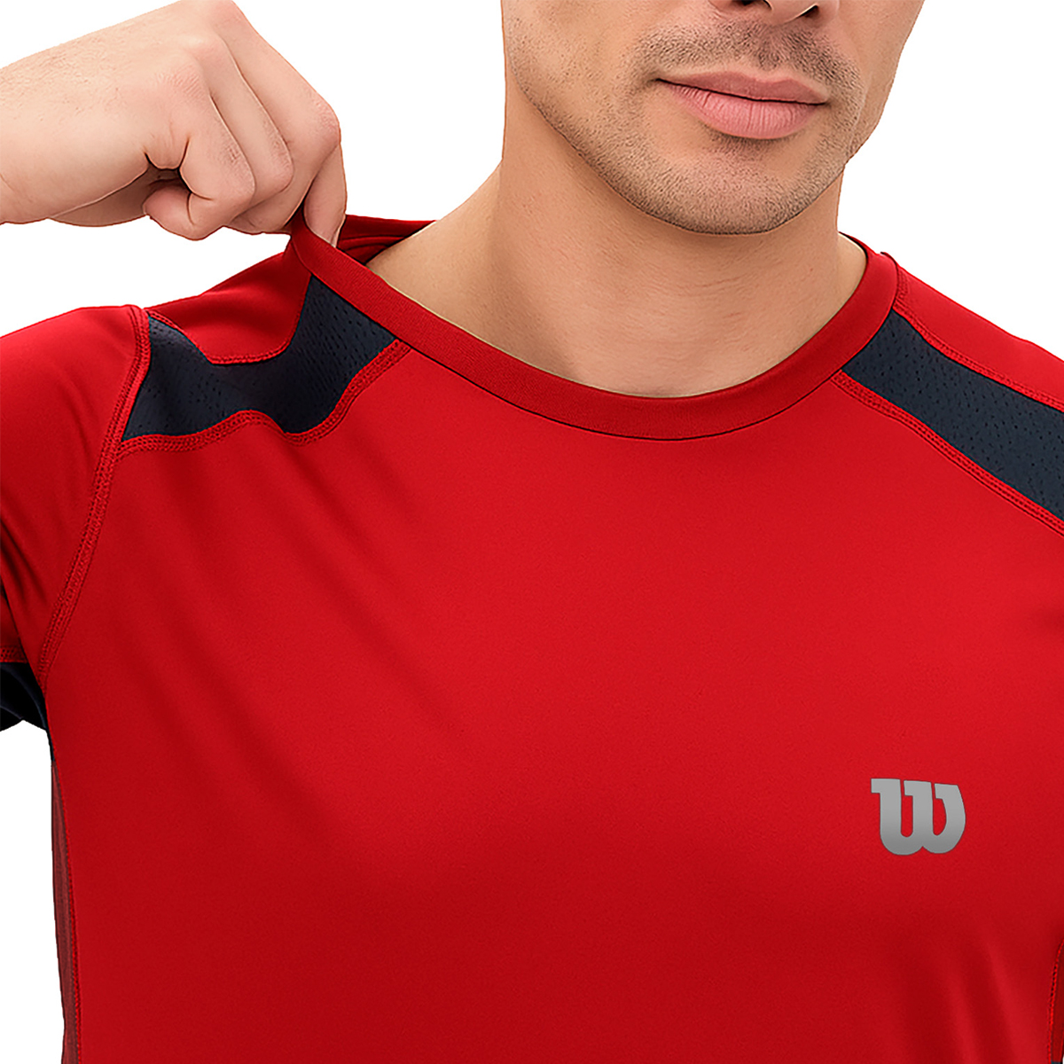 Foto 4 pulgar | Playera Wilson Cuello Redondo Reflectante Hombre