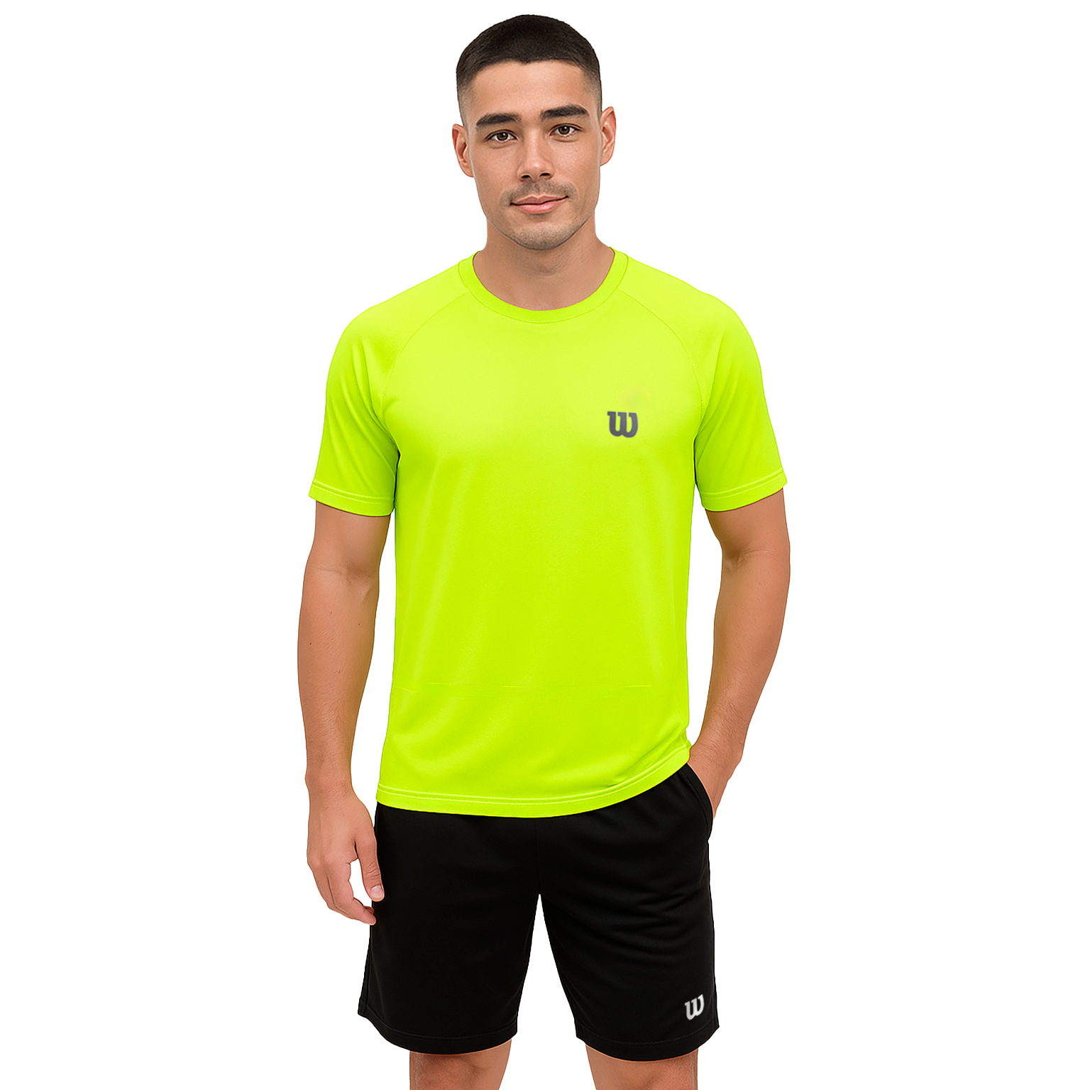 Foto 2 pulgar | Playera Wilson Strong Fit Detalles Reflectantes Hombre