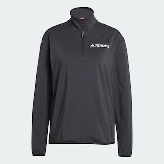 Foto 3 | Chaqueta De Felpa Terrex Multi Climawarm Técnica Con Medio Cierre Adidas Negro Mujer