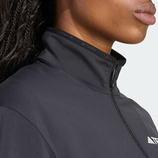 Foto 7 | Chaqueta De Felpa Terrex Multi Climawarm Técnica Con Medio Cierre Adidas Negro Mujer