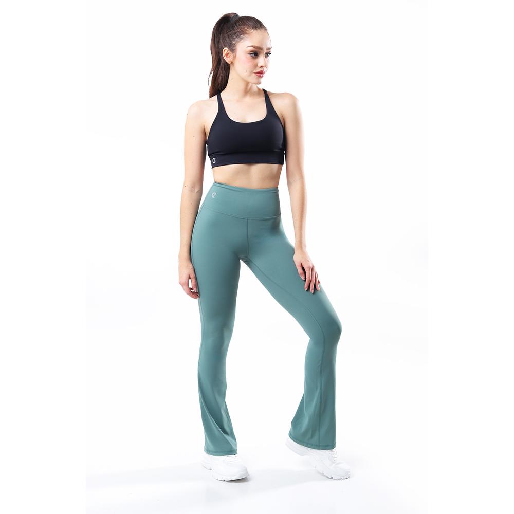 Foto 1 | Pantalon Deportivo Tipo Flare /juvenil, 204 (pistache) Verde Claro