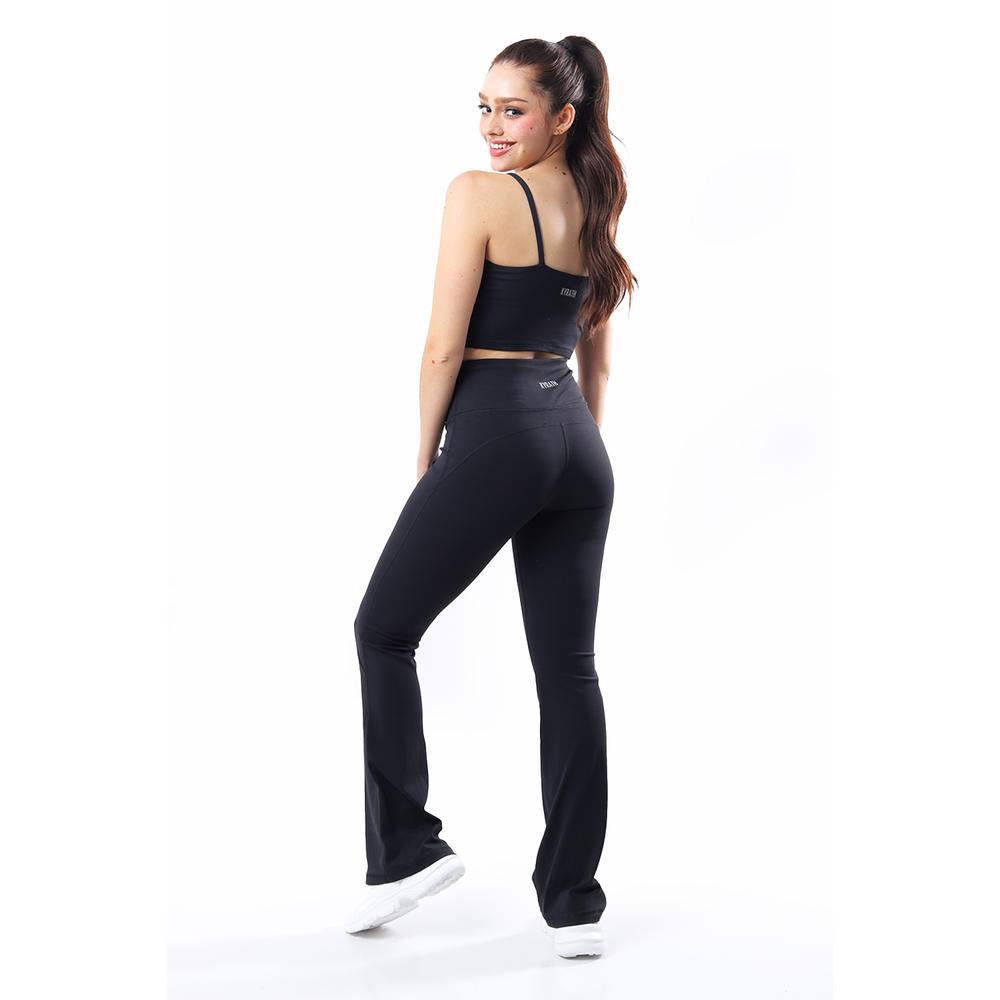 Foto 4 pulgar | Pantalon Deportivo Tipo Flare /juvenil, 204 (negro) Negro