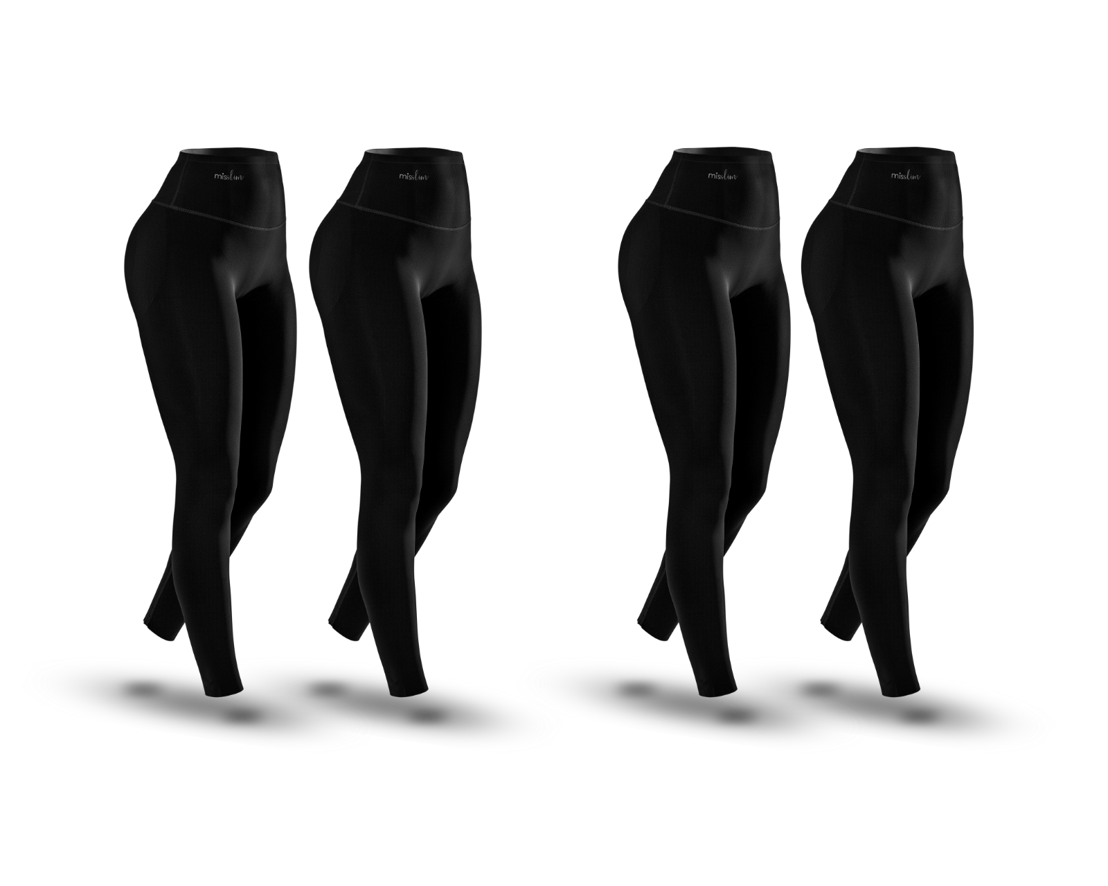 Foto 1 | Misslim Leggings Reduce Tallas Y Levanta Tu Figura Con Tecnología Hexaslim  4 Pack.