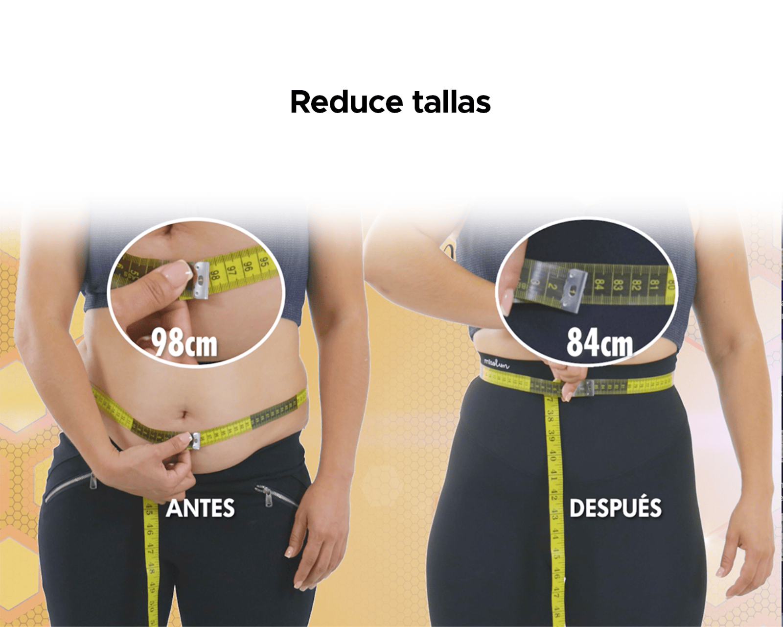 Foto 4 pulgar | Misslim Leggings Reduce Tallas Y Levanta Tu Figura Con Tecnología Hexaslim  2 Pack.