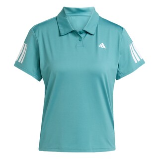 Foto 1 | Playera Polo De Tenis Club Climacool 3 Franjas Adidas Turquesa Mujer