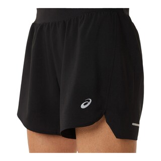 Foto 2 | Short Asics Road Para Mujer Color Negro Modelo 2012c393001
