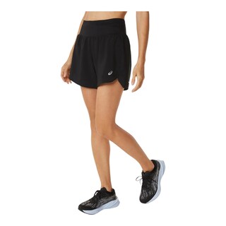 Foto 4 | Short Asics Road Para Mujer Color Negro Modelo 2012c393001