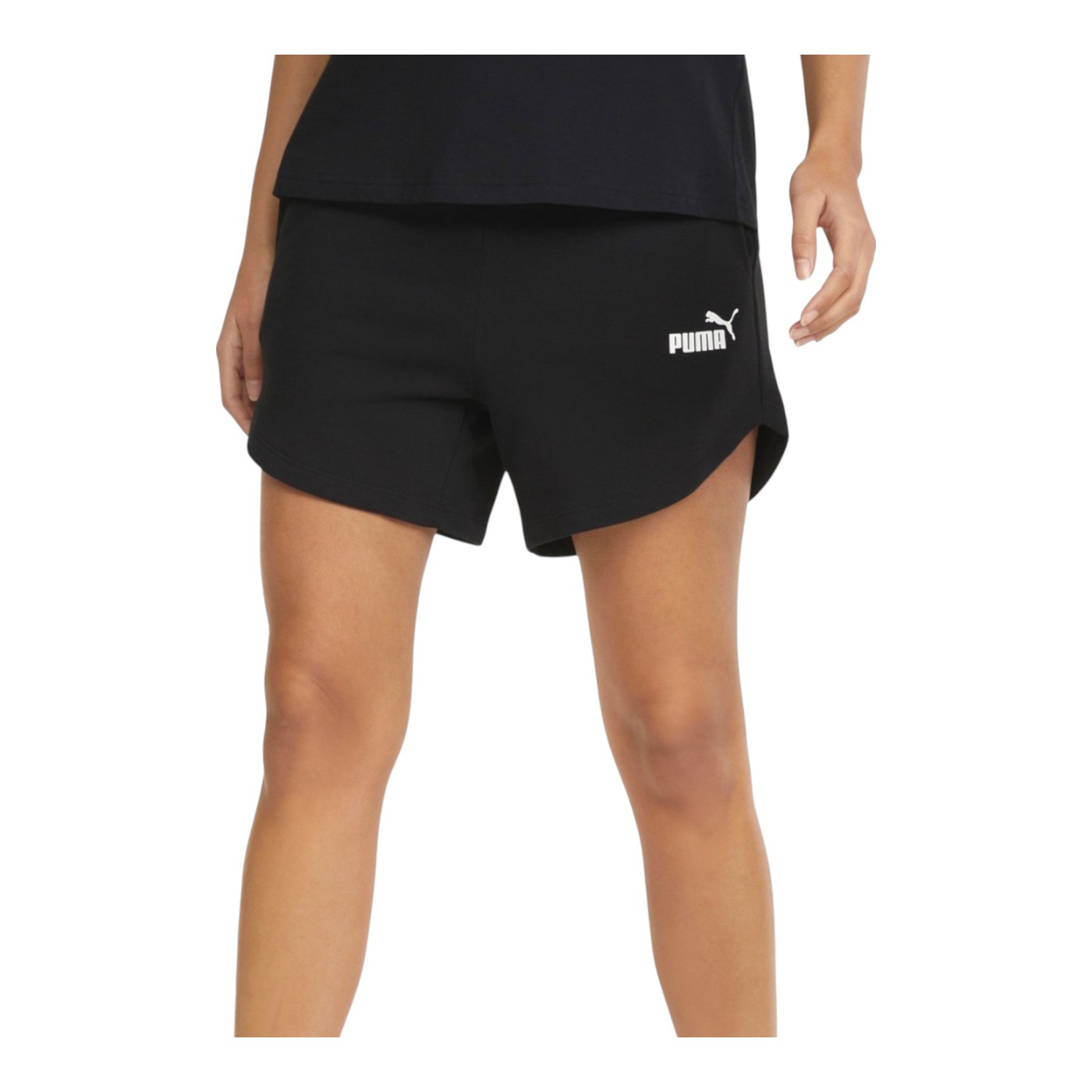 Foto 4 | Short Puma Ess 5 High Waist Shorts Tr Para Mujer Color Negro Modelo 84833901