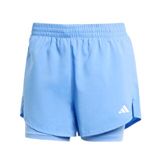 Foto 1 | Shorts Aeroready 2 En 1 Adidas Azul Mujer