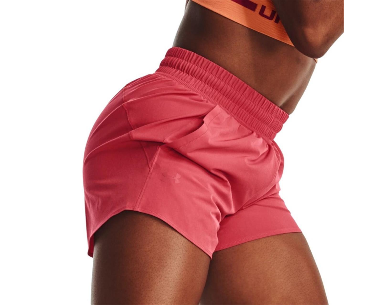Foto 4 | Short Fitness Under Armour Flex Woven 5in Rojo Mujer 1376933 Color Rojo
