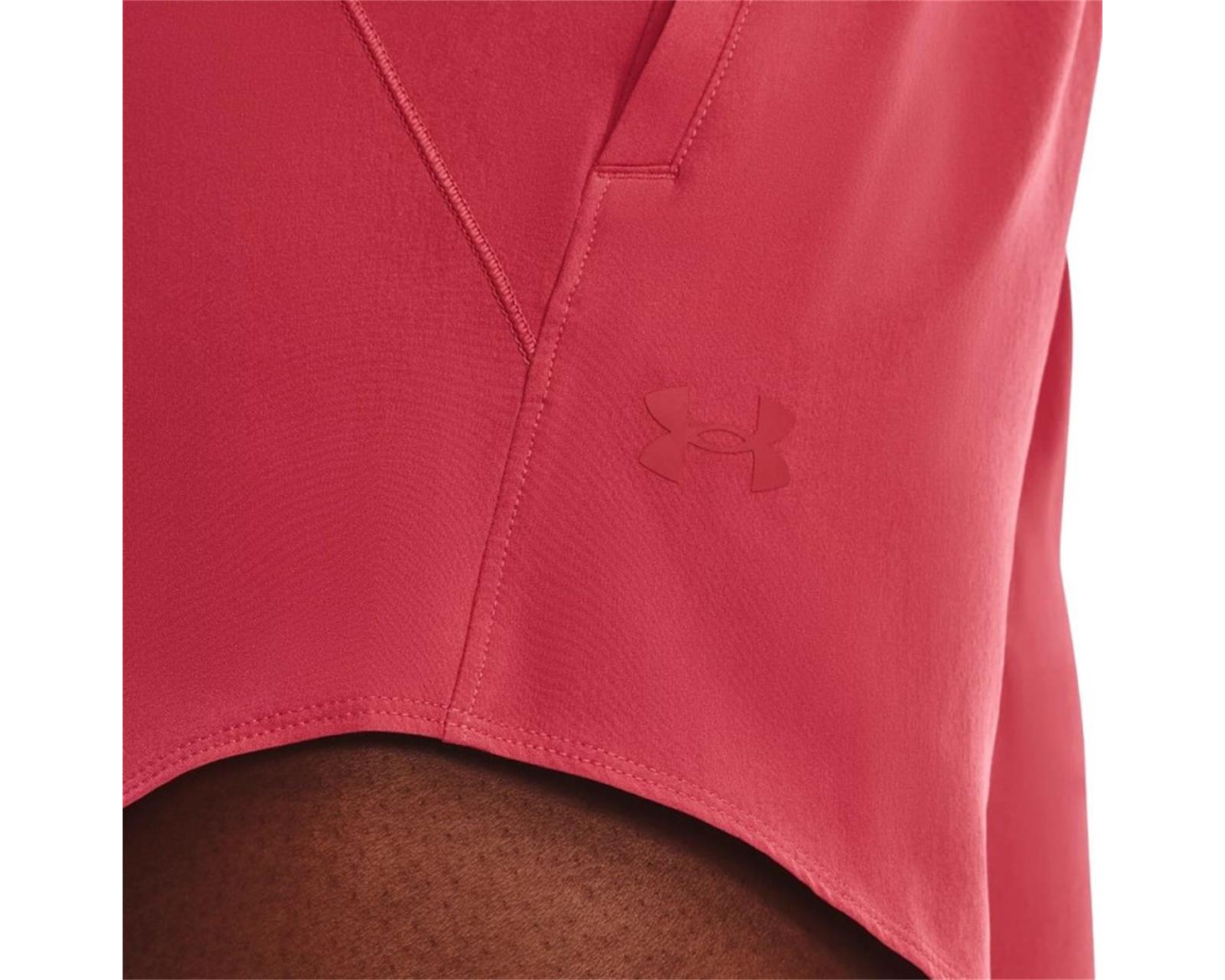 Foto 5 | Short Fitness Under Armour Flex Woven 5in Rojo Mujer 1376933 Color Rojo