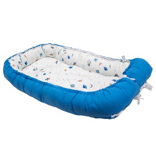 Foto 2 | Nido Cama para Bebé Cary color Azul Plumbago Estampado Astronauta