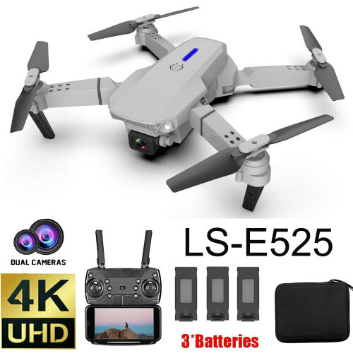 Foto 2 pulgar | Venta Internacional - Drone Rc 4k Hd con Doble Cámara y  3 Baterías