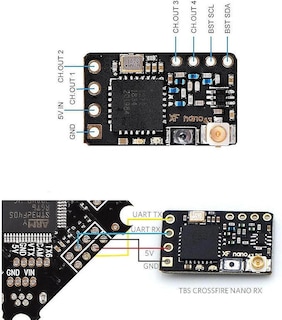 Foto 4 | Receptor De Drones Team Blacksheep Tbs Crossfire Nano Rx Edición Especial - Venta Internacional.
