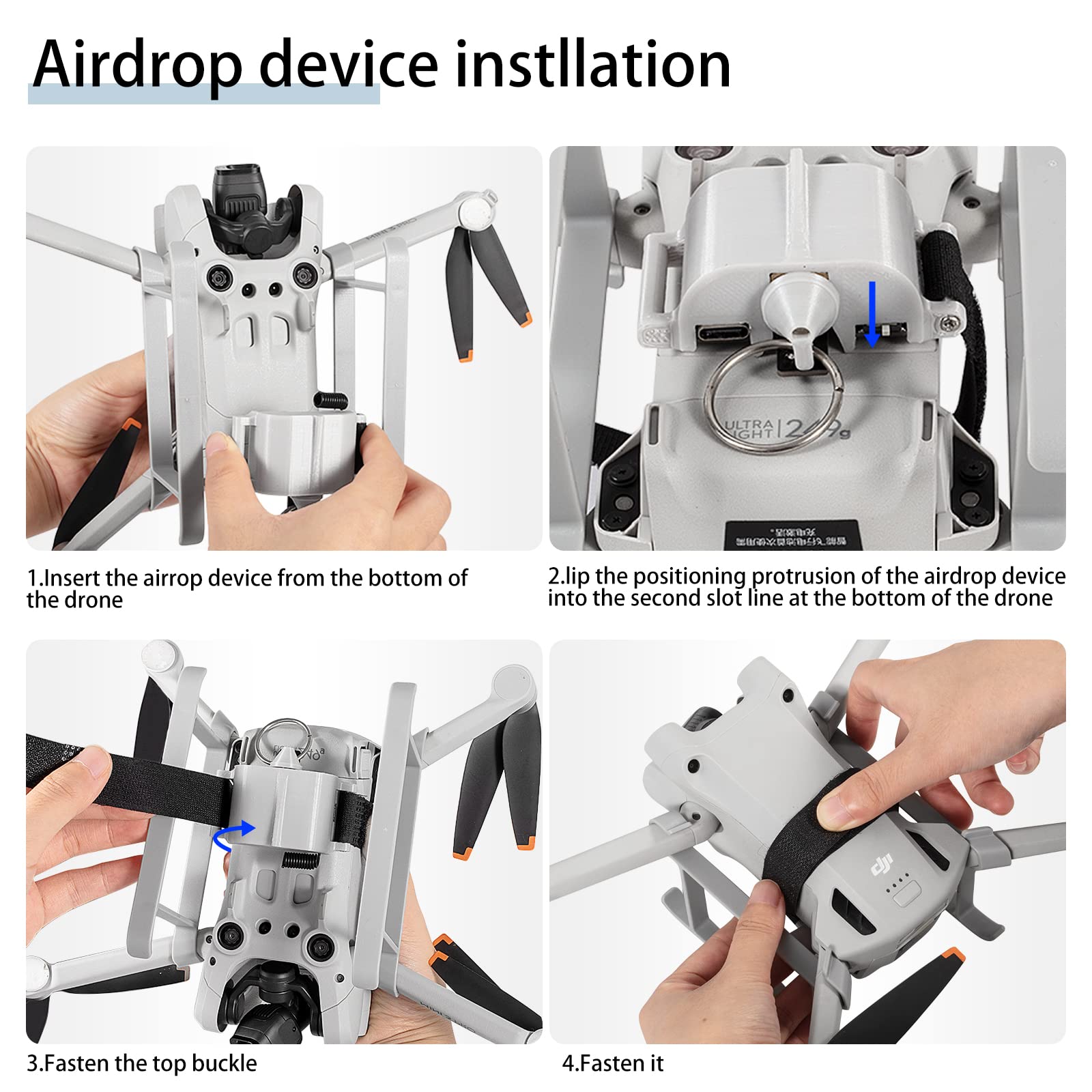 Foto 8 pulgar | Dispositivo De Lanzamiento De Drones Con Clip De Carga Útil Para Drones Dji - Venta Internacional.