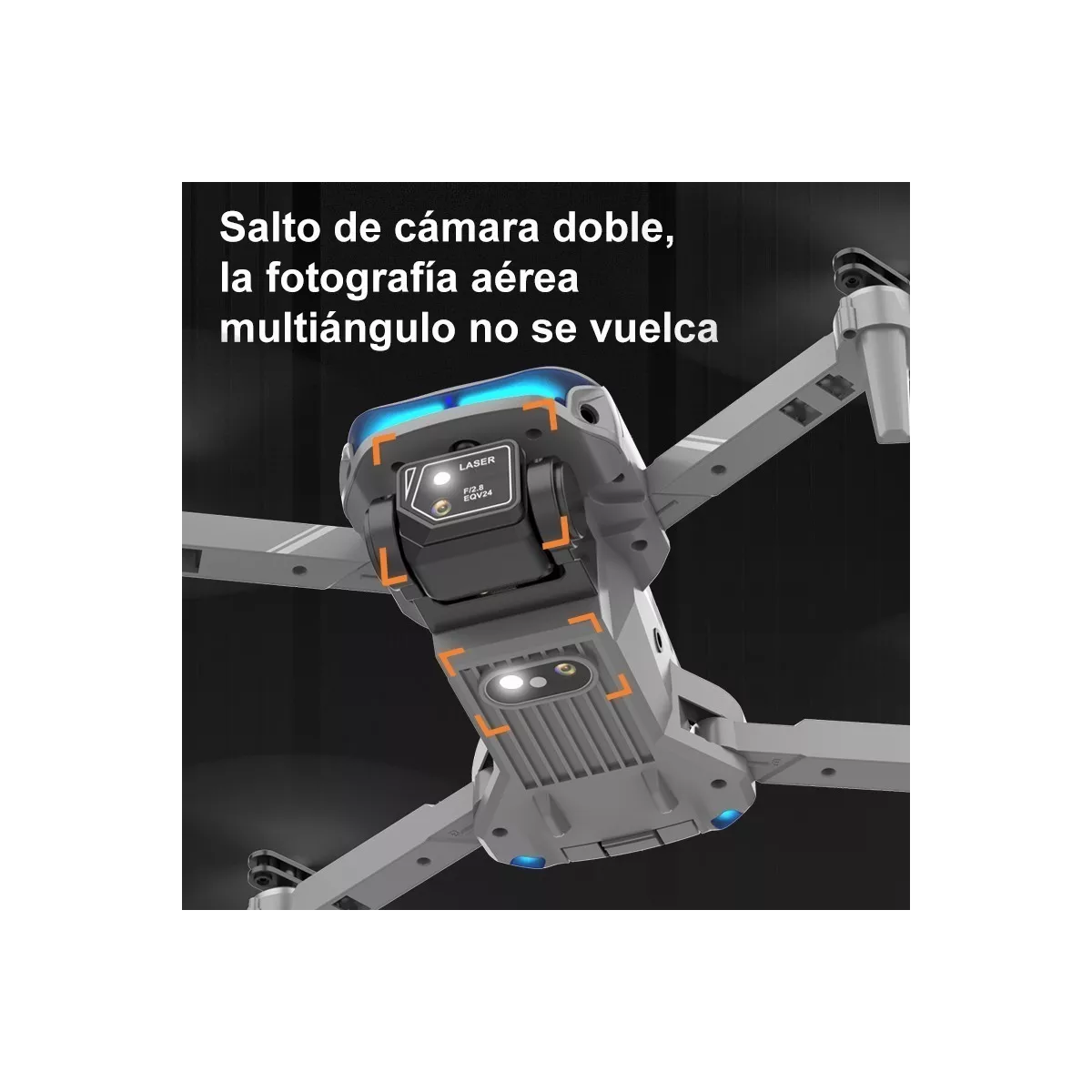 Foto 4 pulgar | Dron A Control Remoto Con Cámara 4k Hd, 3 Baterías Eo Safe Imports Esi-6510-1 Gris