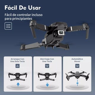 Foto 3 | Drone Con Dual Camara 4k Kimhi Mini Drone Portatil Plegable Alta Definicion Control Remoto Via App 2.4ghz Giro 3