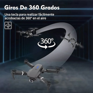 Foto 5 | Drone Con Dual Camara 4k Kimhi Mini Drone Portatil Plegable Alta Definicion Control Remoto Via App 2.4ghz Giro 3
