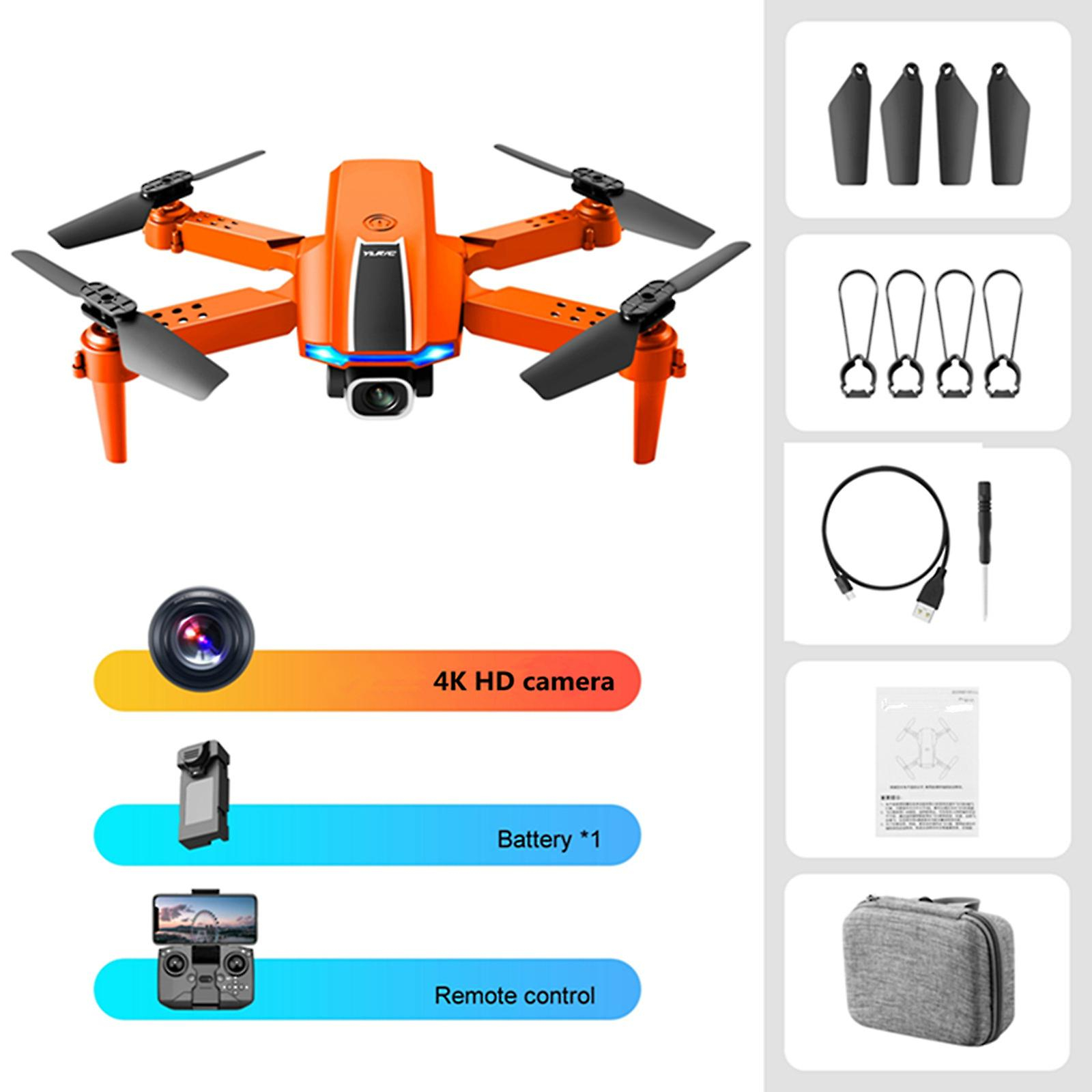 Foto 3 pulgar | Drone Huoguo Mini Con Control Remoto De Cámara 4k Hd Fpv Para K - Venta Internacional.