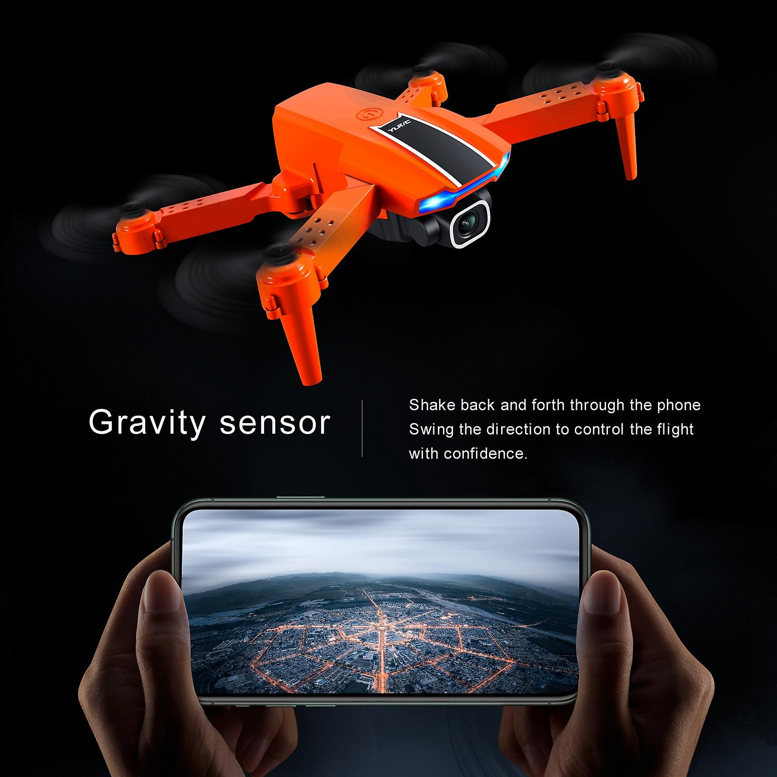 Foto 6 pulgar | Drone Huoguo Mini Con Control Remoto De Cámara 4k Hd Fpv Para K - Venta Internacional.