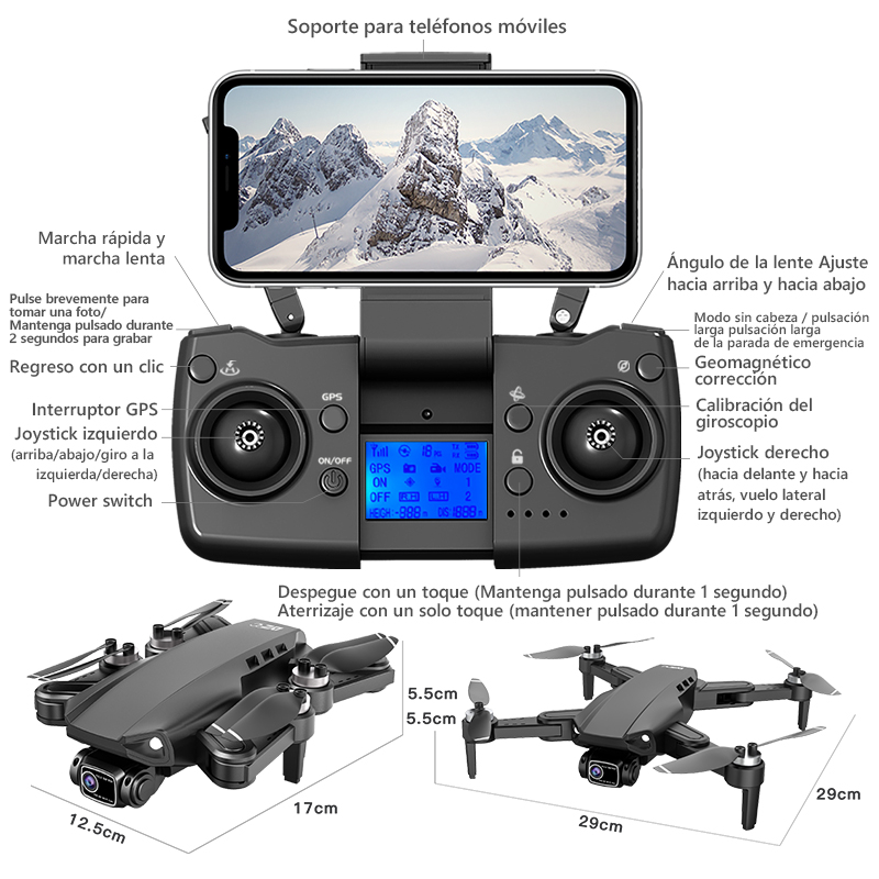 Foto 8 pulgar | Drone Axnen L900 Pro Se Con Cámara 8k Gps 5ghz 2 Baterías
