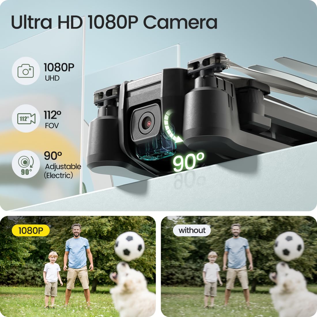 Foto 3 pulgar | Drone Fpv Plegable Holy Stone Hs440 Con Cámara Wifi 1080p - Venta Internacional.
