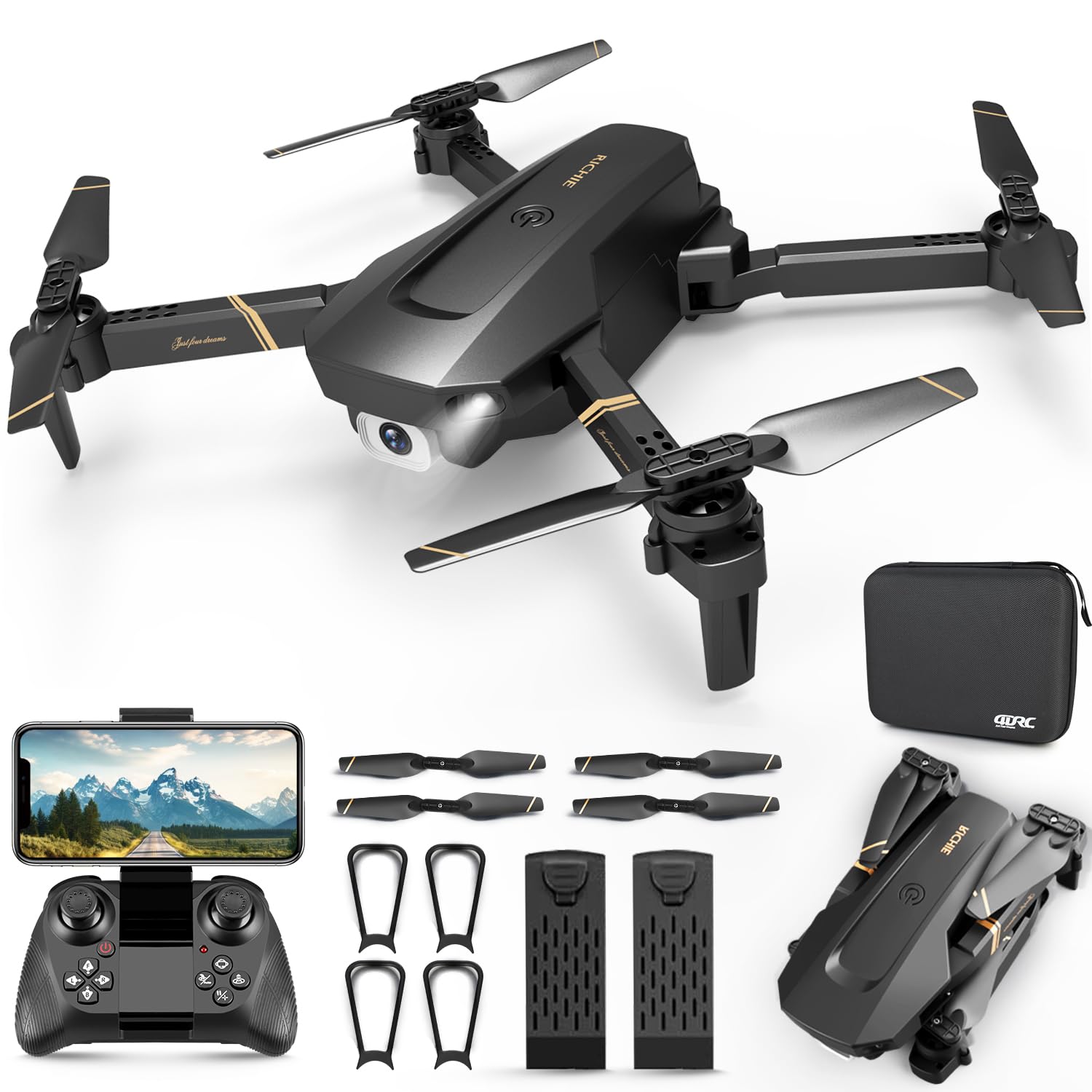Foto 1 | Drone 4drc V4 Plegable Con Cámara 1080p Hd 2 Baterías 26 Minutos - Venta Internacional.