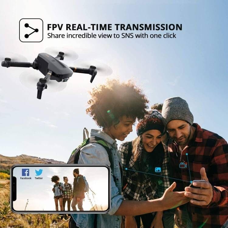 Foto 7 pulgar | Drone 4drc V4 Plegable Con Cámara 1080p Hd 2 Baterías 26 Minutos - Venta Internacional.