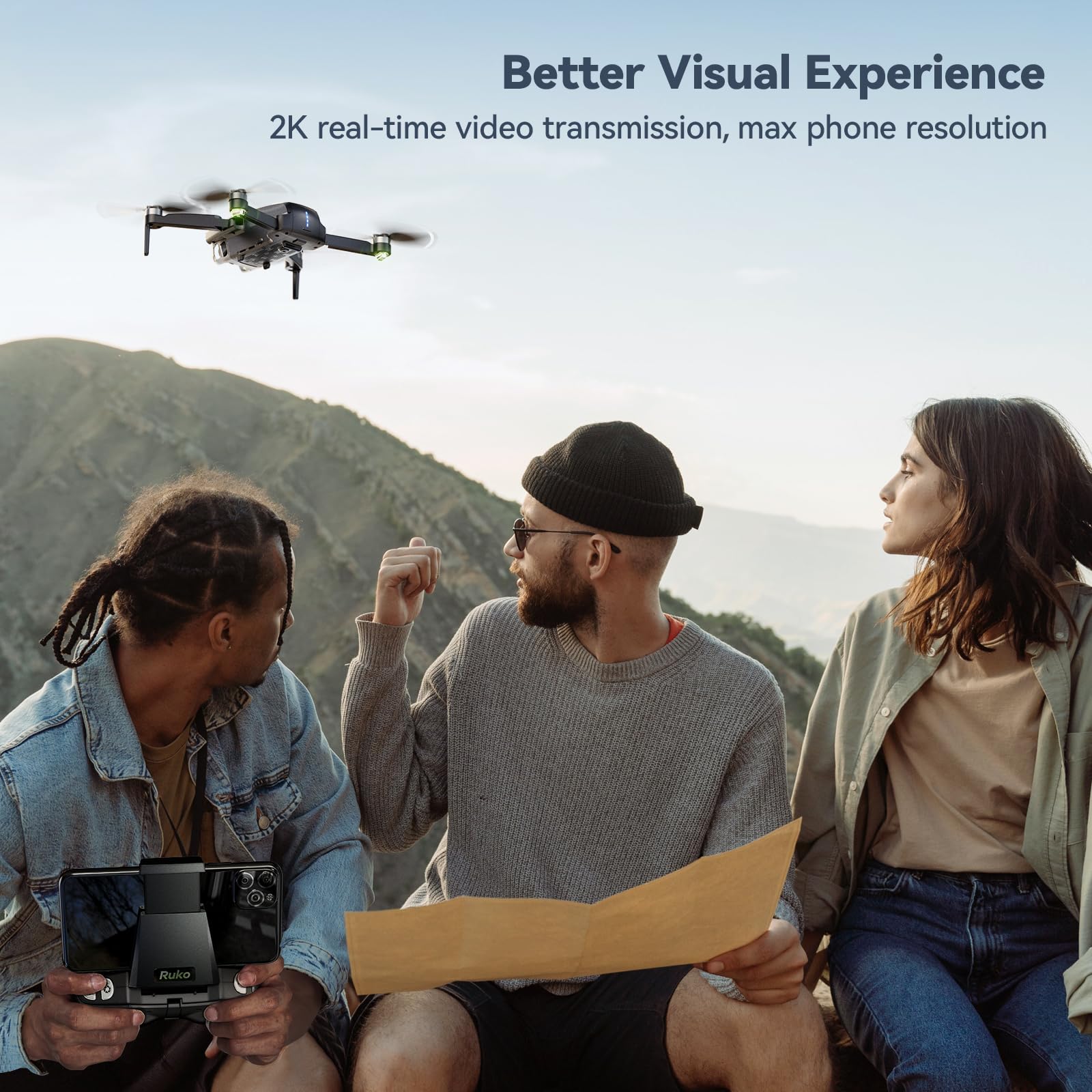 Foto 4 pulgar | Drone Ruko F11mini Con Cámara 4k, 245 G, 60 Minutos De Vuelo 2 Baterías - Venta Internacional.