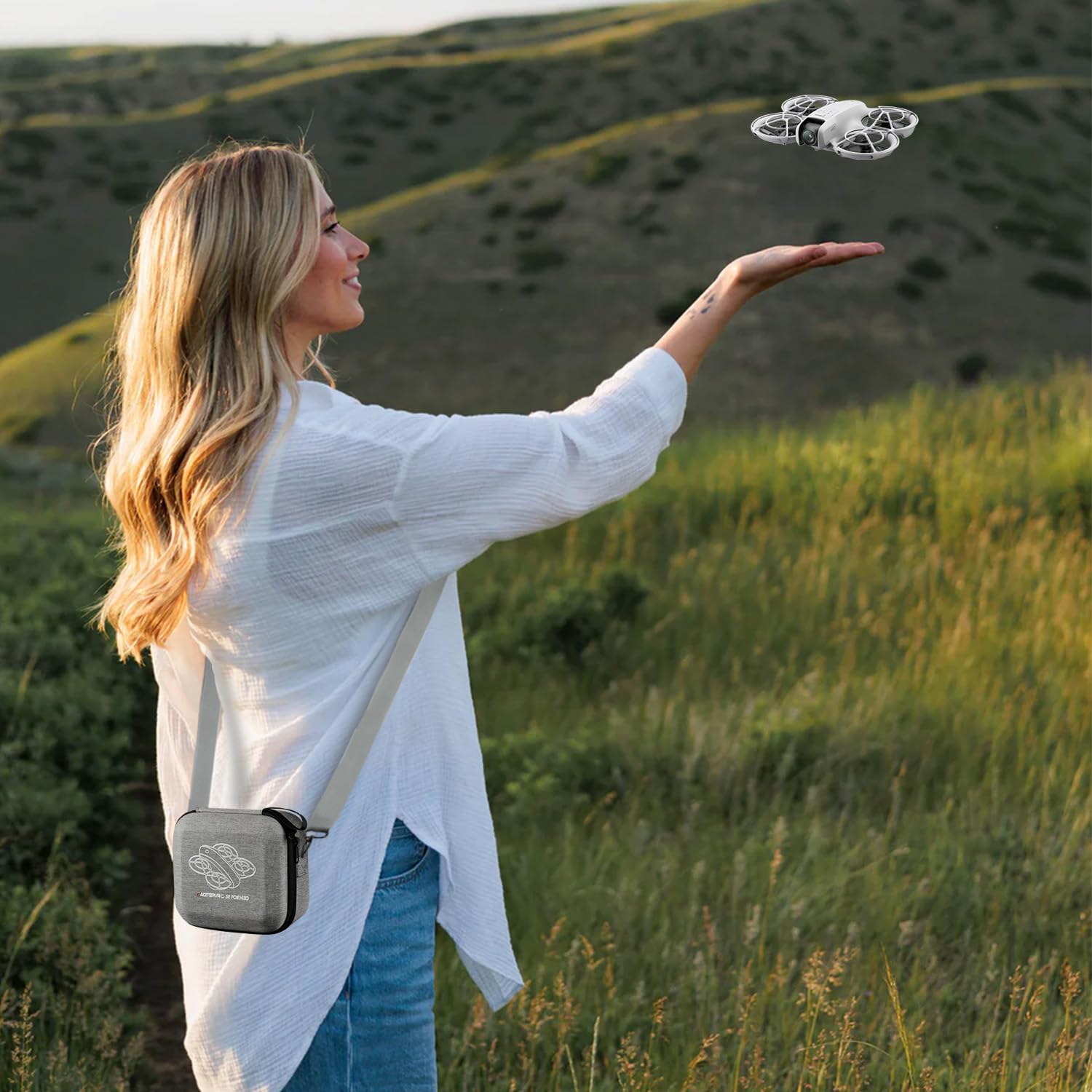 Foto 8 pulgar | Funda De Transporte Gagitervr N2 Small Neo Para Dji Neo Drone Grey - Venta Internacional.