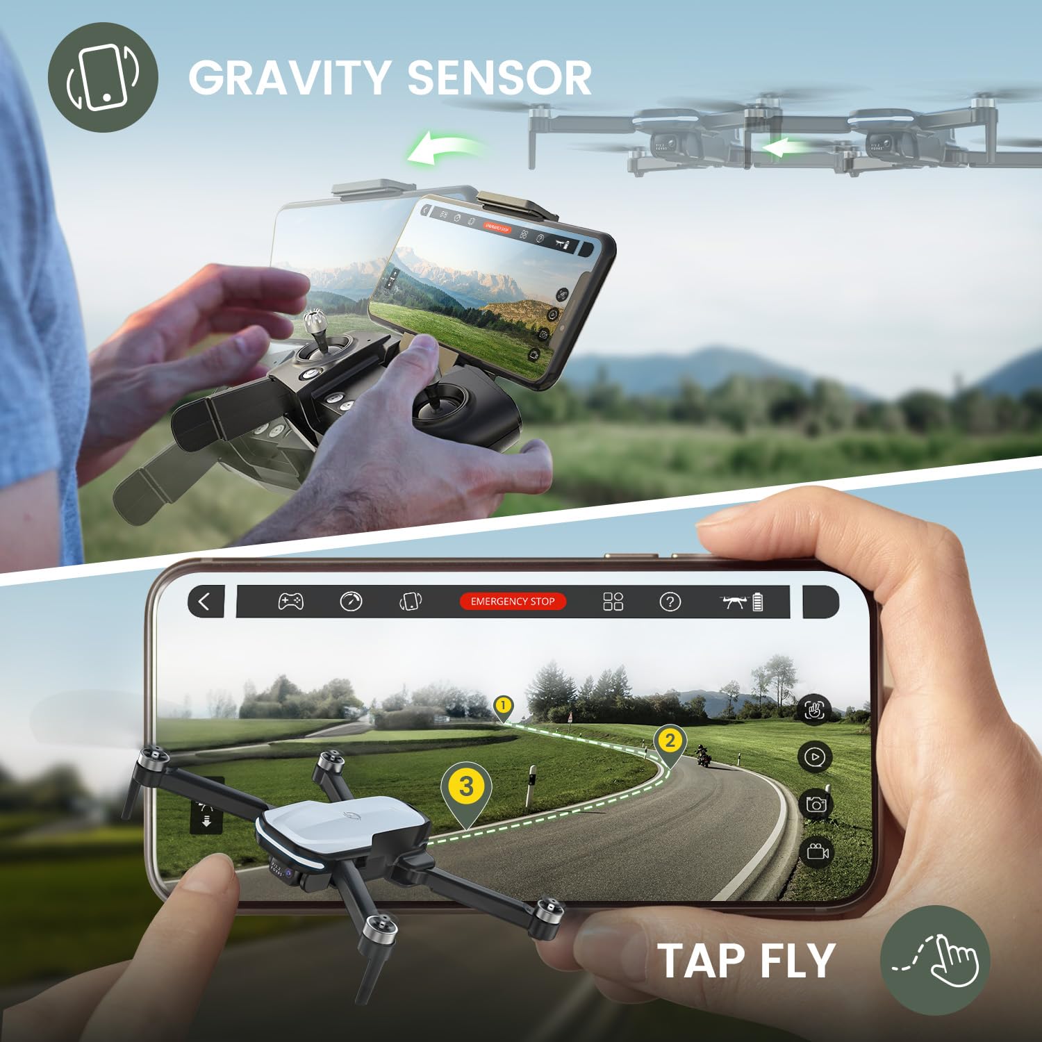 Foto 7 pulgar | Drone Fpv Holy Stone Hs280d Con Cámara Hd 1080p Para Principiantes - Venta Internacional.