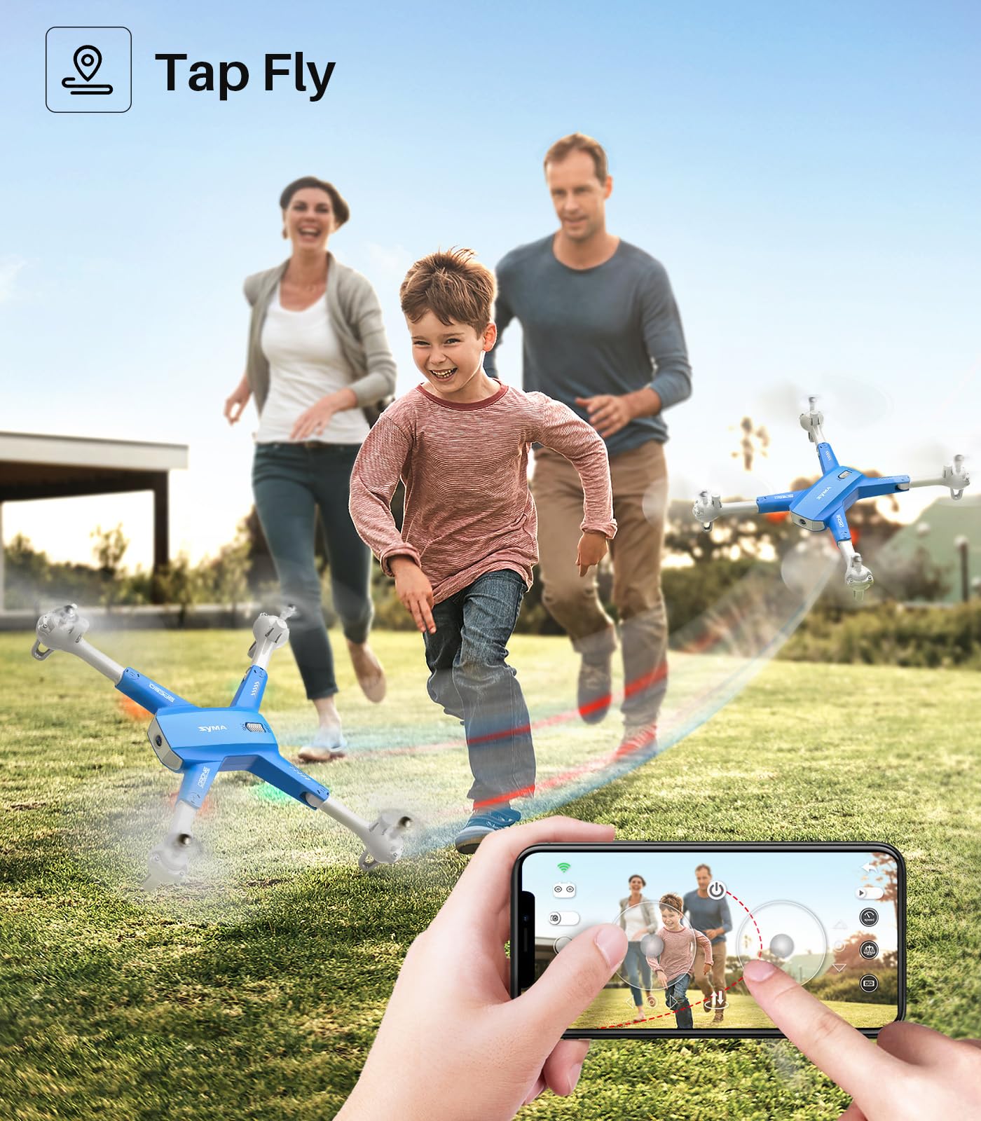 Foto 4 | Drone Syma X800w Con Cámara 1080p, Retención De Altitud, 2 Baterías - Venta Internacional.
