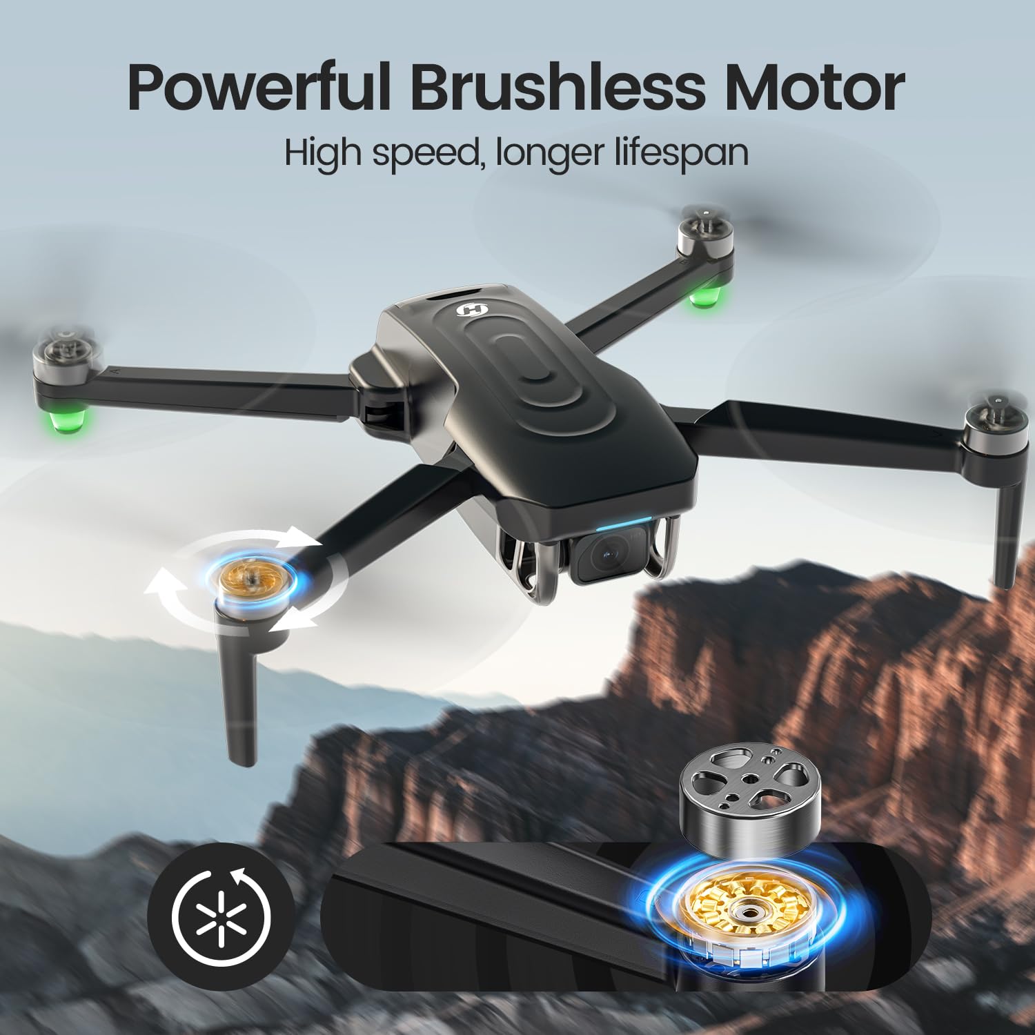 Foto 5 pulgar | Drone Holy Stone Hs175g Gps Con Cámara Eis 4k Para Adultos - Venta Internacional.