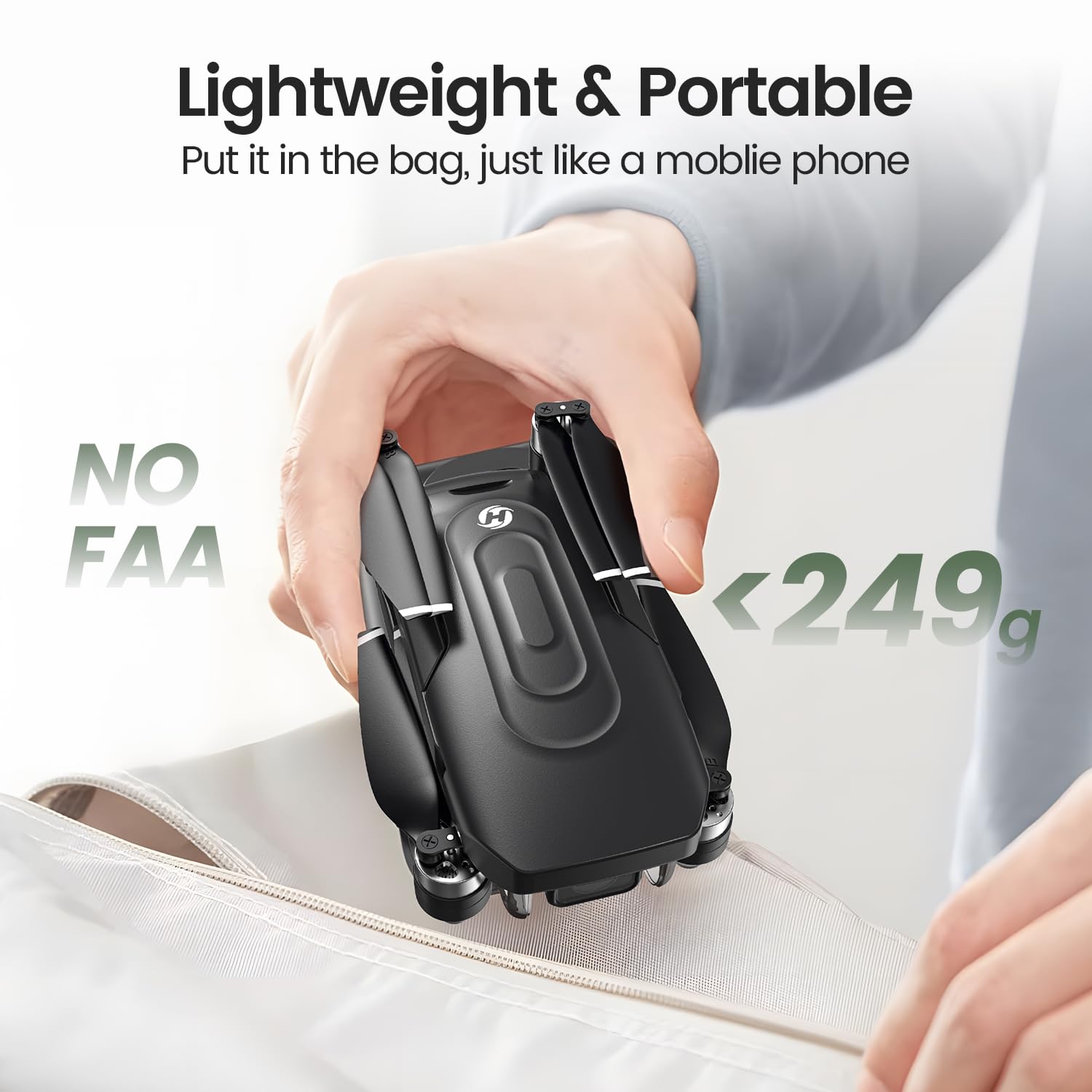 Foto 7 pulgar | Drone Holy Stone Hs175g Gps Con Cámara Eis 4k Para Adultos - Venta Internacional.