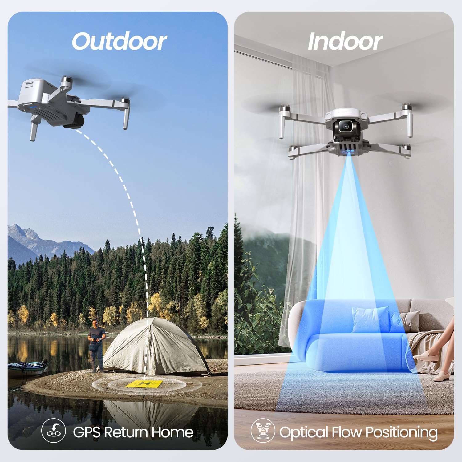 Foto 8 pulgar | Drone Holy Stone Hs360e Gps Eis Con Cámara 4k Para Adultos 249 G - Venta Internacional.