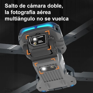 Foto 5 | Dron Cuadricóptero Xt9 A Control Remoto C/cámara 4k Hd Lab.g Gris