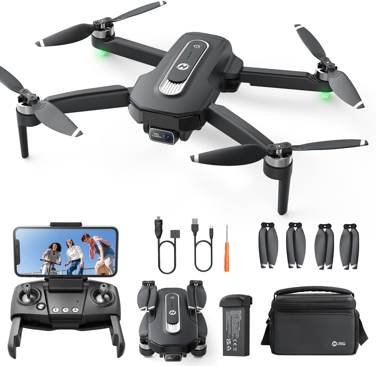 Drone Holy Stone Hs460 Gps Con Cámara 4k Para Adultos - Venta Internacional.