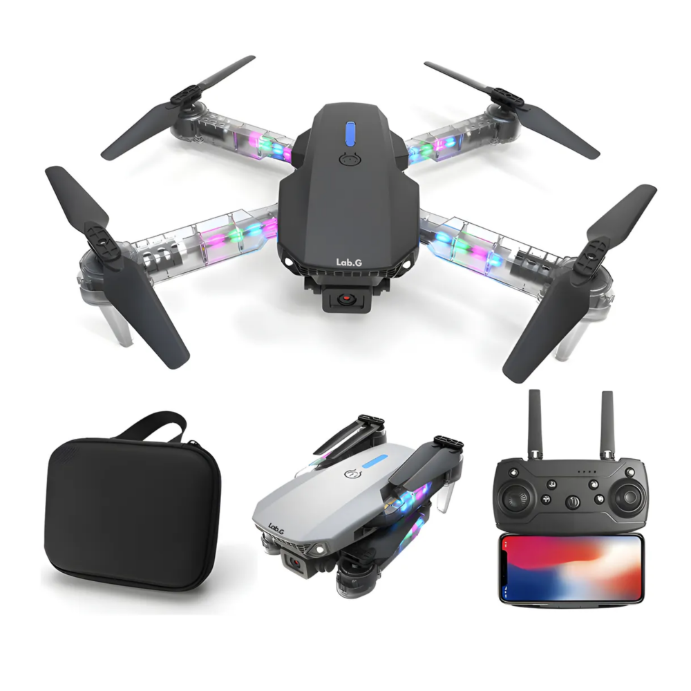 Foto 5 | Mini Drone Control Remoto Con Cámara 4k Quadcopter+ 2batería Lab.g. Color Negro