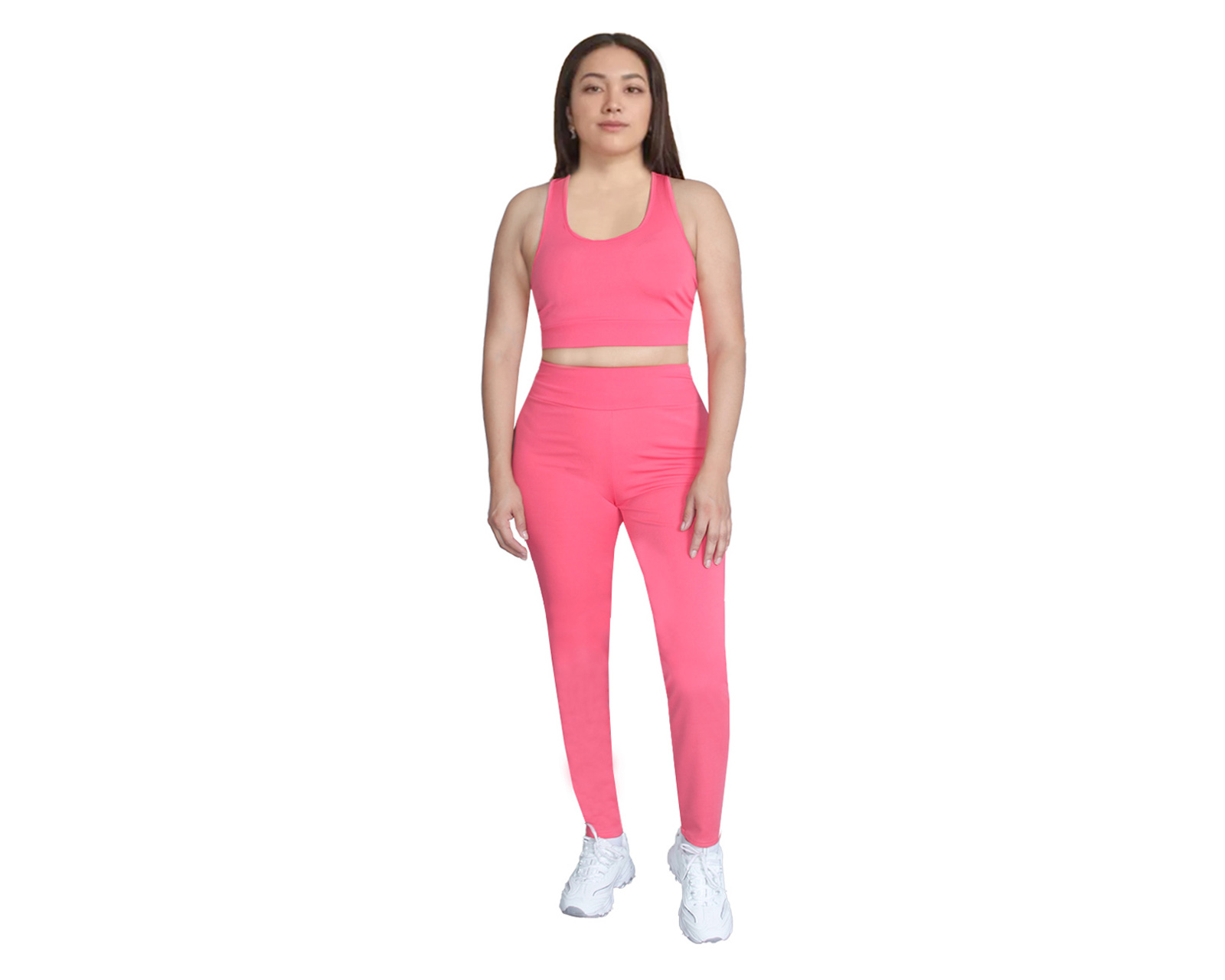 Foto 3 pulgar | Conjunto Deportivo Ocean Point De 3 Piezas Para Mujer - Top, Leggings Y Short
