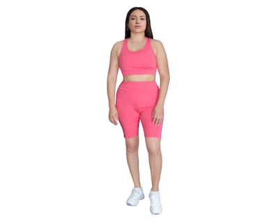Foto 4 | Conjunto Deportivo Ocean Point De 3 Piezas Para Mujer - Top, Leggings Y Short