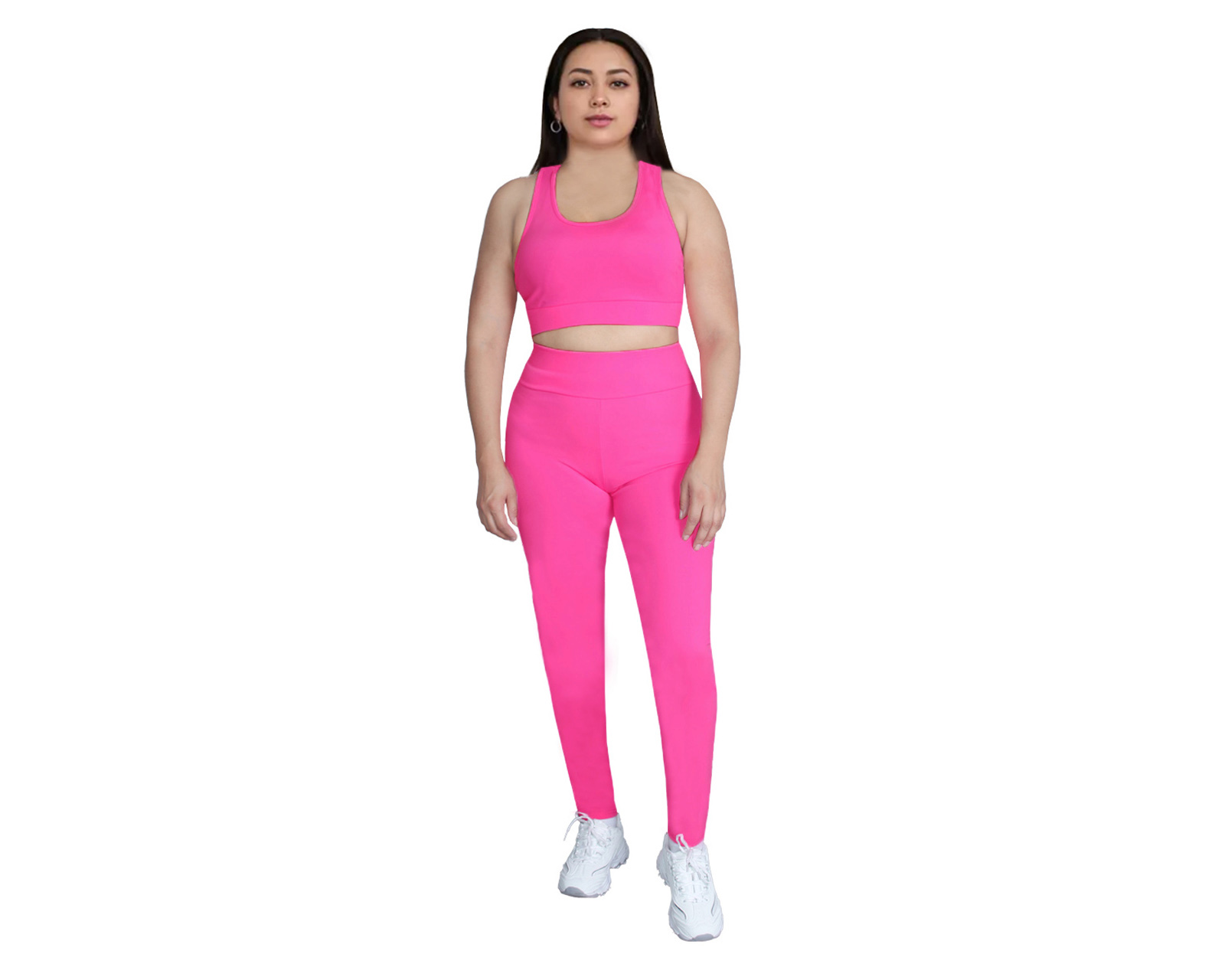 Foto 3 pulgar | Conjunto Deportivo Ocean Point De 3 Piezas Para Mujer - Top, Leggings Y Short