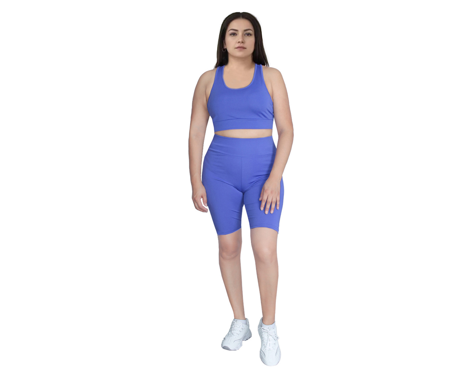 Foto 5 pulgar | Conjunto Deportivo Ocean Point De 3 Piezas Para Mujer - Top, Leggings Y Short