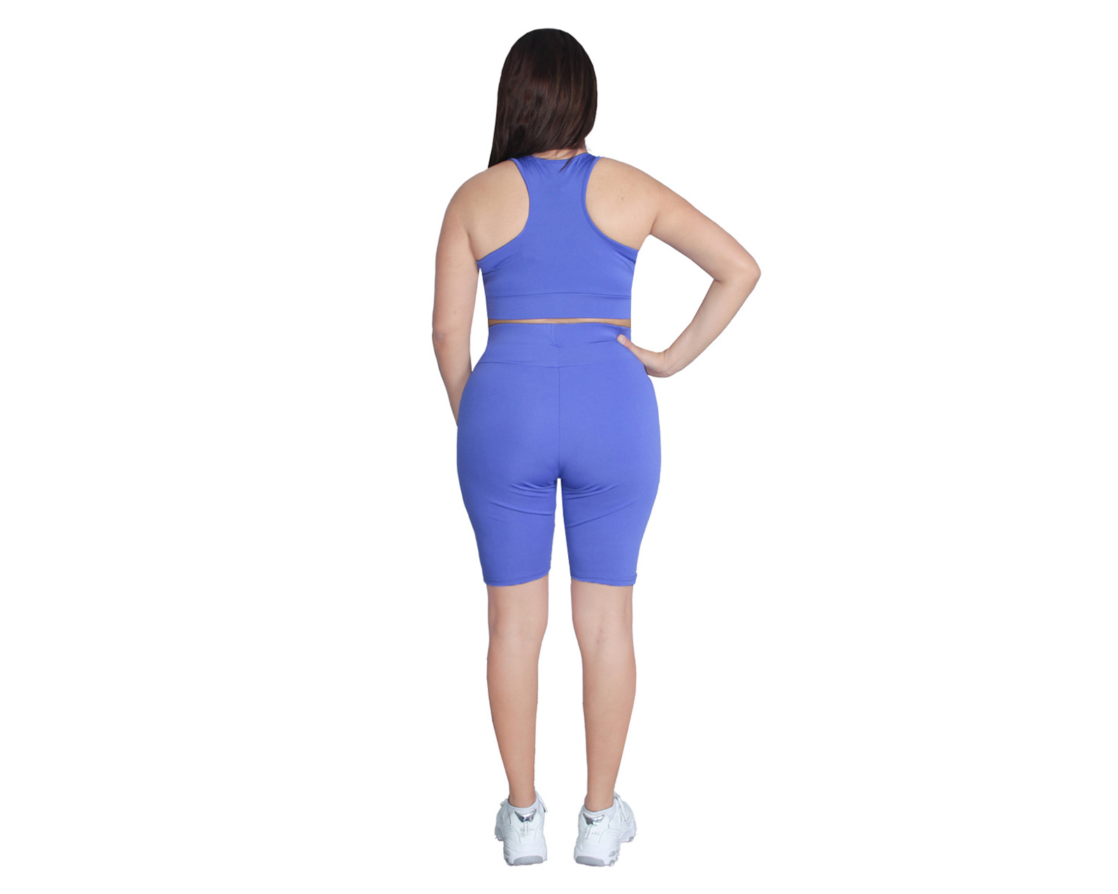 Foto 6 pulgar | Conjunto Deportivo Ocean Point De 3 Piezas Para Mujer - Top, Leggings Y Short